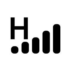 Obraz premium Signal Bar icon 