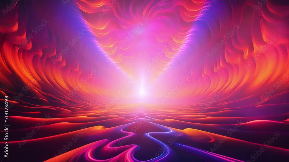 Poster immerse yourself in a psychedelic panorama, where pulsating visuals and hypnotic rhythms collide to 