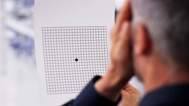 Amsler Grid Sight Examination