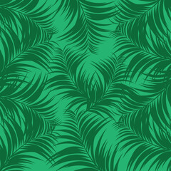 Fototapeta na wymiar tropical vector print. tropical seamless plants. abstraction for clothing or print