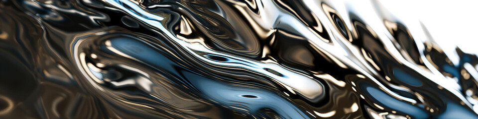 Abstract background, liquid metal, Banner design, web design, Trend of 2024