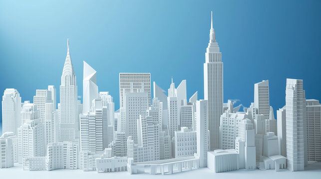 Folding Metropolis: AI-Generated Origami Cityscape Reveals Architectural Brilliance