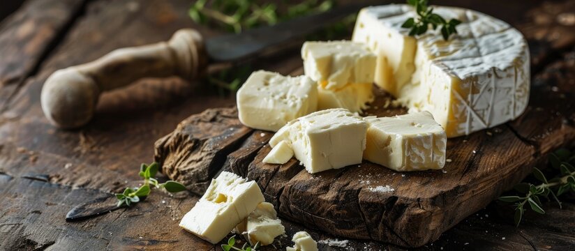 Testour Beja Tunisia Fresh cheese at a shop in Testour. Copy space image. Place for adding text