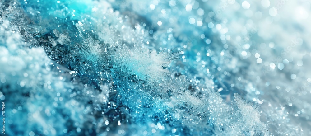 Poster ice background texture. copy space image. place for adding text