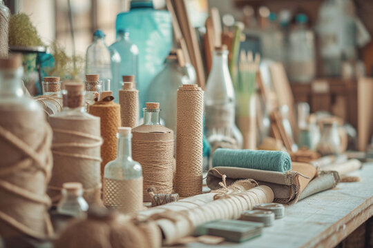 Natural and organic materials creative studio. Eco-friendly gift ideas