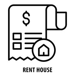 Rent house, icon, Rent House, Housing Rental, Residence Lease, Property Rent, Dwelling Rental, Home Lease, House Renting, Rental Property, Accommodation Lease, Renting Residence