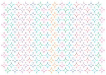 colorful geometric pattern. Pattern for textile, book, fabric, knitwear. ornament background