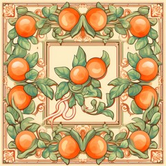 Apricot tiles, seamless pattern, SNES style 