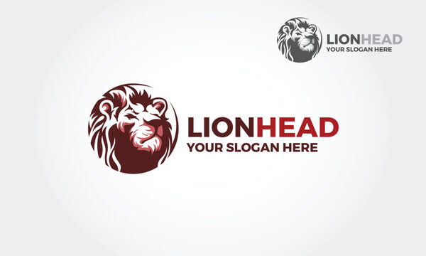 Lion Head Vector Logo Template. This great logo is perfect for business consulting, security, law firms, accountants, insurance, luxury clubs, studios and many others.