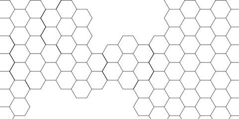 Naklejka premium Background with hexagon. Abstract background with lines . white texture background. hexagon abstract background. Surface polygon pattern with glowing hexagon paper texture and futuristic business