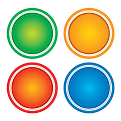 colored round buttons