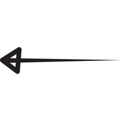 Black Curve Arrow
