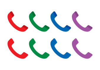 colored handset symbol