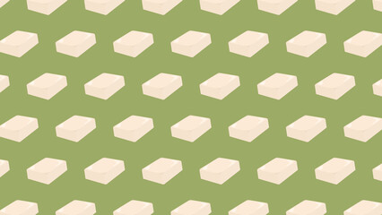 シンプルなブロック抹茶ホワイトチョコレート壁紙⭐︎