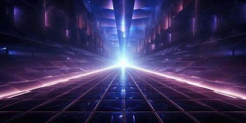 Abstract neon wallpaper, space clouds background. Image for a postcard or poster