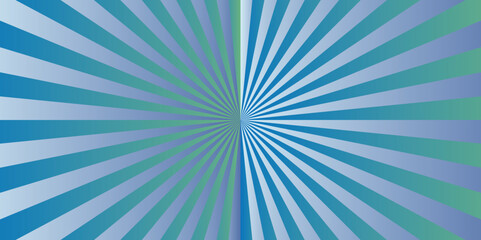 Blue rays background. Abstract comic colorful vintage background. pop art cartoon style, sunlight, sunburst background.