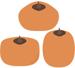 곶감 일러스트