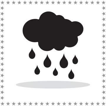Rain Silhouette, cute Rain Vector Silhouette, Cute Rain cartoon Silhouette, Rain vector Silhouette, Rain icon Silhouette, Rain vector																									