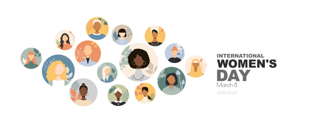 International Women's Day banner.