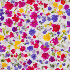 Obraz na płótnie Canvas flowers. Abstract seamless pattern. AI generated.