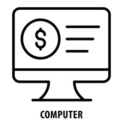Computer, icon, Computer, PC, Desktop, Laptop, Device, Machine, Technology, Digital, Processor, System