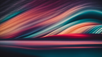 A magical combination of colors and textures in this abstract, modern take on retro gradients. generative AI