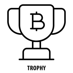 Trophy, icon, Trophy, Award, Prize, Honor, Recognition, Achievement, Victory, Cup, Medallion, Trophy Icon