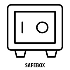 Safebox, icon, Safebox, Safe, Security Box, Strongbox, Safety Deposit Box, Safebox Icon, Protection, Secure Storage, Vault