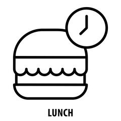Lunch, icon, Lunch, Meal, Lunch Break, Lunch Icon, Food, Lunchtime, Dining, Midday Meal, Eating
