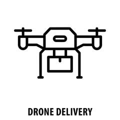 Drone Delivery, icon, Drone Delivery, Drone Shipping, Aerial Delivery, Drone Delivery Icon, UAV Delivery, Unmanned Aerial Vehicle, Airborne Delivery, Drone Shipping Service