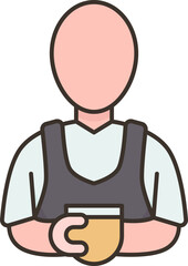 Obraz premium barista icon