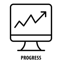 Progress, icon, Progress, Advancement, Progress Icon, Improvement, Growth, Development, Forward Movement, Progress Symbol