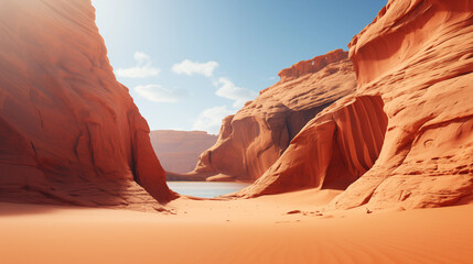Sandy stone mountain wallpaper.