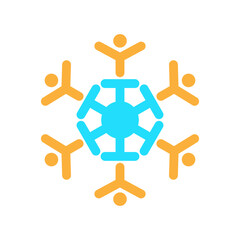 Snowflake logo icon