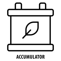 Accumulator, icon, Accumulator, Battery, Energy Storage, Accumulator Icon, Battery Icon, Rechargeable Battery, Power Bank, Energy Reserve