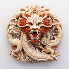 Traditional Chinese Dragon statue