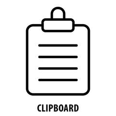 Clipboard, icon, Clipboard, Clipboard Icon, Writing Pad, Document Holder, Clipboard Symbol