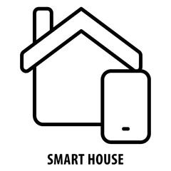 Smart house, icon, Smart House, Home Automation, Smart House Icon, Intelligent Home, Technology, Automation, Smart House Symbol