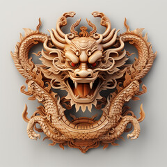 Traditional Chinese Dragon statue