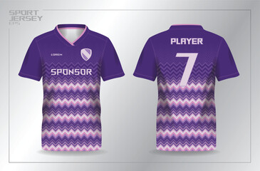 soft gradient abstract purple and pink sport jersey design template