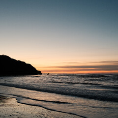 Obraz premium sunset on the beach