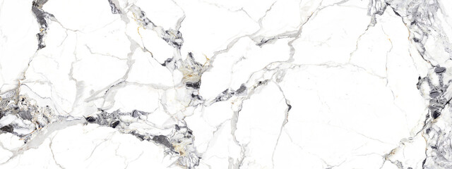 Calacata Marble White texture and marble stone white - obrazy, fototapety, plakaty