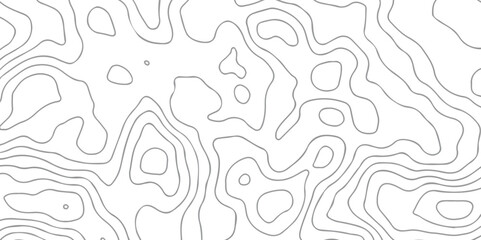 Abstract pattern with lines. Abstract sea map geographic contour map and topographic contours map background. Abstract white pattern topography vector background. Topographic line map background.