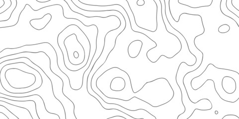 Abstract pattern with lines. Abstract sea map geographic contour map and topographic contours map background. Abstract white pattern topography vector background. Topographic line map background. - obrazy, fototapety, plakaty