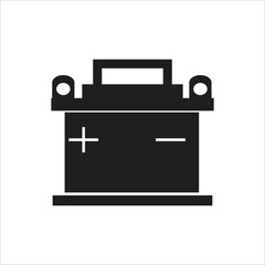 accu battery icon vector line template