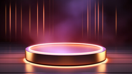 Simple product booth, podium, stage, product commercial photography background, cosmetics booth, promotional event