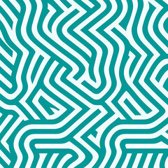 Pattern line abstract horizontal background with green colorful waves seamless illustration wallpaper.