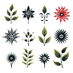 flower vector, flower silhouette, flower svg, flower png, herb png, herb silhouette, flower, pattern, vector, floral, seamless, illustration, design, flowers, set, spring, art, nature, wallpaper, deco