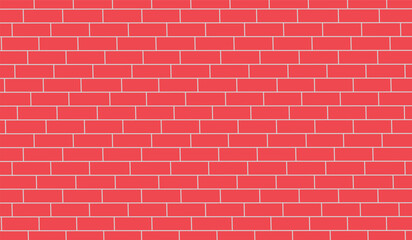 Obraz premium Brown brick wall background - Vector