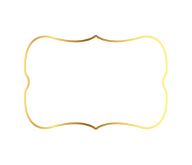 Realistic golden frame	